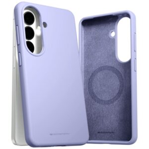Dėklas Mercury Pure Magsafe Silicone for Samsung Galaxy S26 lavender grey