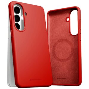 Dėklas Mercury Pure Magsafe Silicone for Samsung Galaxy S26+ red