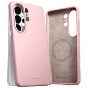 Dėklas Mercury Pure Magsafe Silicone for Samsung Galaxy S26 Ultra pink sand