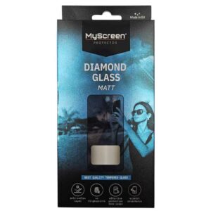 Apsauginis stiklas MyScreen Diamond Glass Matt skirtas Apple iPhone 17 juodos spalvos