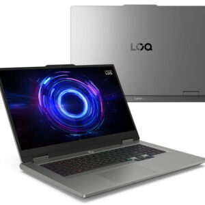 Lenovo LOQ 17i Gaming AI 17.3-inch Gaming Laptop, Core i7-14700HX, RTX 5070 – Grey - Image 1