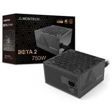 Montech BETA 2 80 PLUS Bronze Power Supply, ATX 3.1 - 750 Watt, black