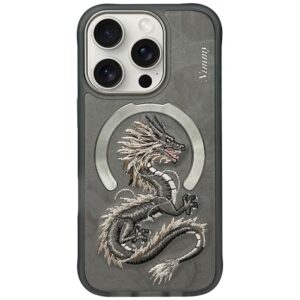 Nimmy Dragon MagSafe case Apple iPhone 16 Pro grey