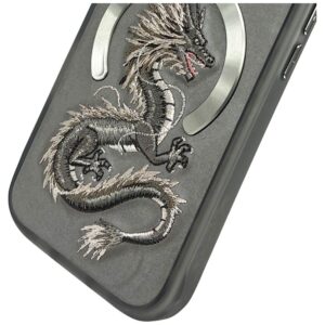 Nimmy Dragon MagSafe case Apple iPhone 16 Pro grey - Image 5