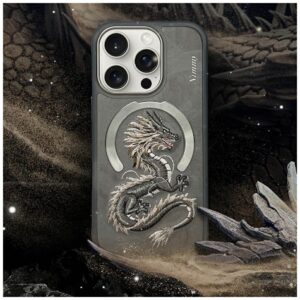 Nimmy Dragon MagSafe case Apple iPhone 16 Pro grey - Image 9
