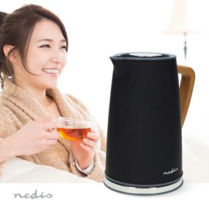 Nedis KAWK510EBK elektrinis virdulys 1,7 L 2200 W Juoda - Image 2