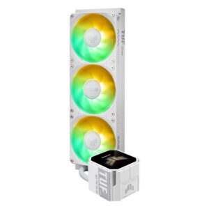 ASUS TUF Gaming LC III 360 ARGB LCD White Edition Procesorius Universalusis skystinis aušintuvas 12 cm Balta 1 vnt - Image 1