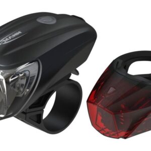 Ansmann 1600-0254 dviračio žibintas Galinis žibintas + priekinis žibintas (rinkinys) LED