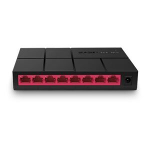 Mercusys MS108G 8 prievadų juodas nevaldomas Gigabit Ethernet tinklo komutatorius - Image 3