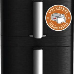 Tefal Easy Fry EY7568 Dvigubas 10 L Autonominės 2700 W Karšto oro gruzdintuvė Juoda - Image 1