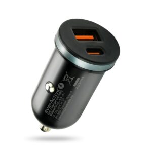 everActive CC-30Q automobilinis įkroviklis su USB QC3.0 ir USB-C PD 35 W lizdu - Image 1