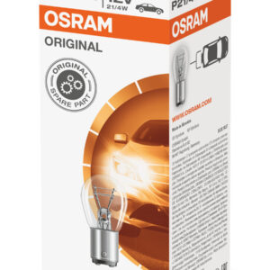 OSRAM Automobilinė lemputė 21/4W 12V BAZ15D 1vnt