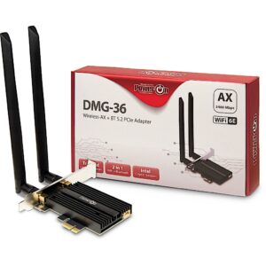 Inter-Tech DMG-36 Vidinis WLAN / Bluetooth 5400 Mbit/ai - Image 1