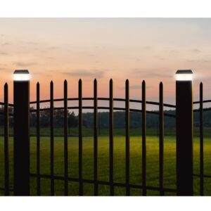 Garden pole solar light 61x41x45 mm Greenblue GB125 / 6/7 Solar LED Garden Lamp for fence post - Image 3