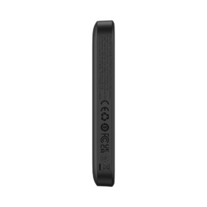 LiPo išorinis akumuliatorius (Powerbank) 6000mAh 20W UBS-C, bevielis krovimas 15W Magsafe suderinamas Mini Air juodas BASEUS