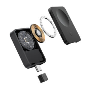 Belaidis magnetinis įkroviklis MagPro USB-C 2.5W Apple Watch laikrodžiams, juodas - Image 1