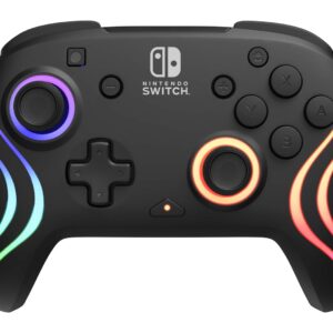 PDP Afterglow Wave Juoda USB Žaidimų pultelis Analoginis / skaitmeninis Nintendo Switch, Nintendo Switch Lite, „Nintendo Switch“ OLED - Image 1