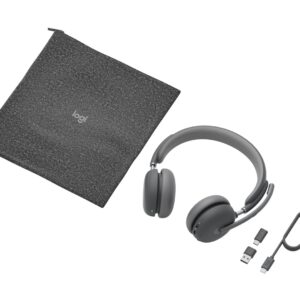 Logitech Zone Wireless 2 Laisvų rankų įranga Bevielis Su lankeliu Biuras / skambučių centras C tipo USB Bluetooth Grafitas
