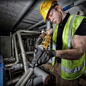 DeWALT DWE4884-QS Dažų šlifuoklis ir (arba) tiesinis šlifuoklis Tiesus šlifuoklis 25000 RPM Geltona 450 W - Image 2