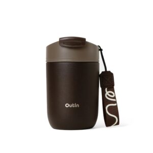 Outin OT-TUM-01-TB Kubek podróżny 350 ml Ruda Nerūdijančiojo plieno