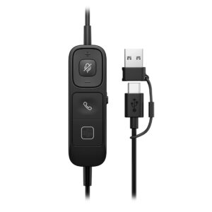 HP Poly Mission 825 Stereo USB Wired Headset