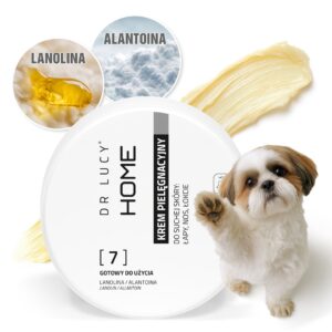 DR LUCY Home 7 - priežiūros kremas sausai odai, letenoms ir nosiai šunims - 100 g - Image 2
