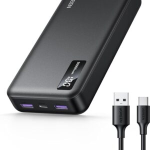 LiPo išorinis akumuliatorius (Powerbank) 20000mAh 22.5W USB-C, 2xUSB PB312 UGREEN