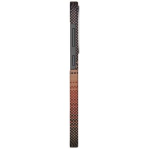 Dėklas PITAKA Moonrise Tactile Woven MagSafe for Samsung Galaxy S25 sunset - Image 4