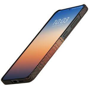 Dėklas PITAKA Moonrise Tactile Woven MagSafe for Samsung Galaxy S25 sunset - Image 5