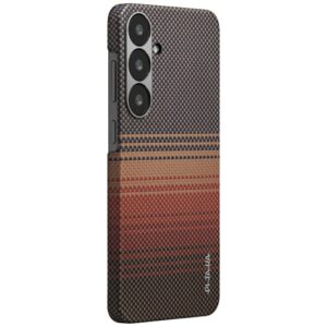 Dėklas PITAKA Moonrise Tactile Woven MagSafe for Samsung Galaxy S25 sunset
