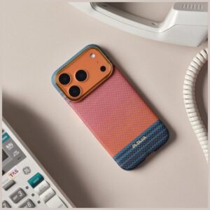 Dėklas PITAKA Edge dėklas California Dream 04 skirtas Apple iPhone 17 Pro sunset - Image 6