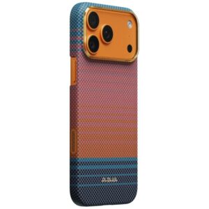 Dėklas PITAKA Edge dėklas California Dream 04 skirtas Apple iPhone 17 Pro Max sunset