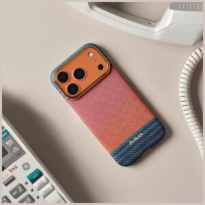 Dėklas PITAKA Edge dėklas California Dream 04 skirtas Apple iPhone 17 Pro Max sunset - Image 7