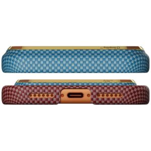 Dėklas PITAKA Edge dėklas California Dream 05 skirtas Apple iPhone 17 Pro sunset - Image 3