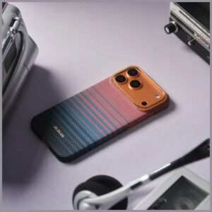 Dėklas PITAKA Edge dėklas California Dream 05 skirtas Apple iPhone 17 Pro sunset - Image 7