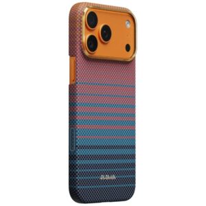 Dėklas PITAKA Edge dėklas California Dream 05 skirtas Apple iPhone 17 Pro Max sunset