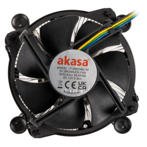 Akasa AK-CC6606BP01 Low Profile CPU-Kühler - Sockel LGA 1700, 63,2mm hoch - Image 2