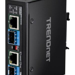 Trendnet TI-BF22SFP tinklo medijos keitiklis 1000 Mbit/ai Juoda - Image 1