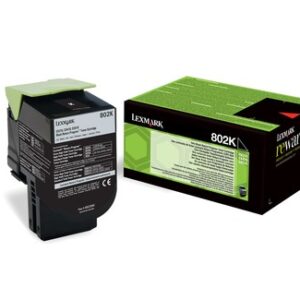Lexmark 802K tonerio kasetė 1 vnt Originalus Juoda