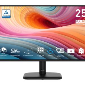 MSI PRO MP251L E2 kompiuterio monitorius 62,2 cm (24.5") 1920 x 1080 pikseliai „Full HD“ LED Juoda