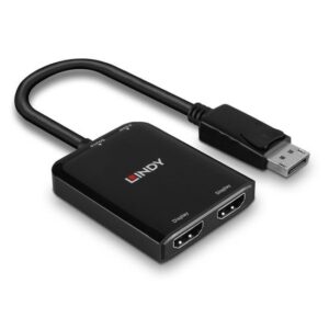Lindy 38433 vaizdo kabelio adapteris DisplayPort 2 x HDMI - Image 3