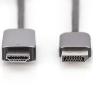 Digitus DB-340305-018-S vaizdo kabelio adapteris 1,8 m DisplayPort HDMI Juoda - Image 2
