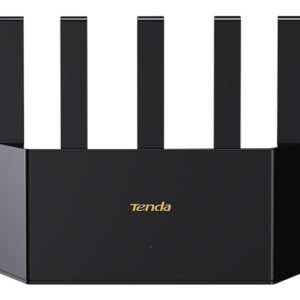 Tenda TE3L v1.0 BE3600 belaidis maršrutizatorius Gigabitinis eternetas Dviguba juosta (2,4 GHz / 5 GHz) Juoda
