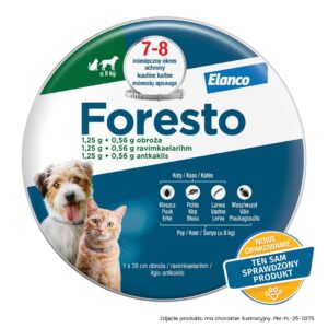 ELANCO Foresto apykaklė katėms ir šunims iki 8 kg - Image 3
