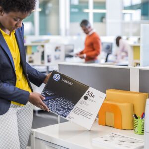 HP 55A Black Original LaserJet Toner Cartridge - Image 2