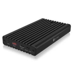 ICY BOX IB-2817MCL-C31 SSD korpusas Juoda M.2 USB maitinimas - Image 3