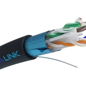 Extralink EX.10079 tinklo kabelis Juoda 305 m Cat6 F/UTP (FTP)