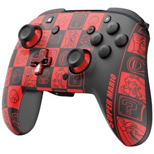 PDP REMATCH GLOW Juoda, Žalia, Raudona Žaidimų pultelis Analoginis / skaitmeninis Nintendo Switch, „Nintendo Switch“ OLED - Image 3
