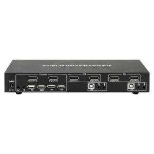 Techly IDATA DP-KVM2 KVM jungiklis Juoda - Image 2