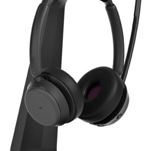 EPOS IMPACT 1061T ANC Laisvų rankų įranga Bevielis Su lankeliu Biuras / skambučių centras Bluetooth Įkrovimo stovas Juoda - Image 1